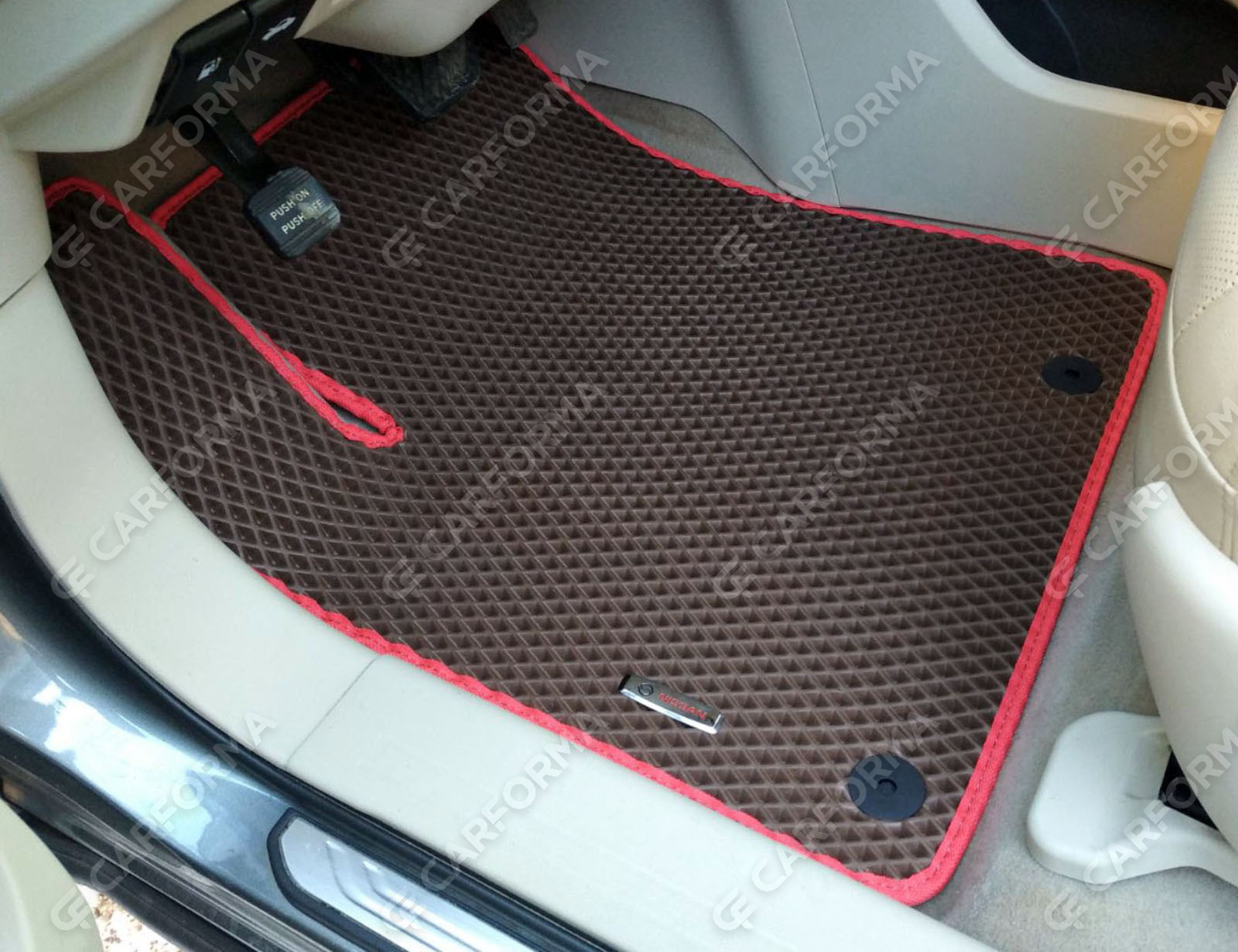 Ворсовые коврики на Nissan Murano (Z52) 2014&nbsp;-&nbsp;2022 в Казани