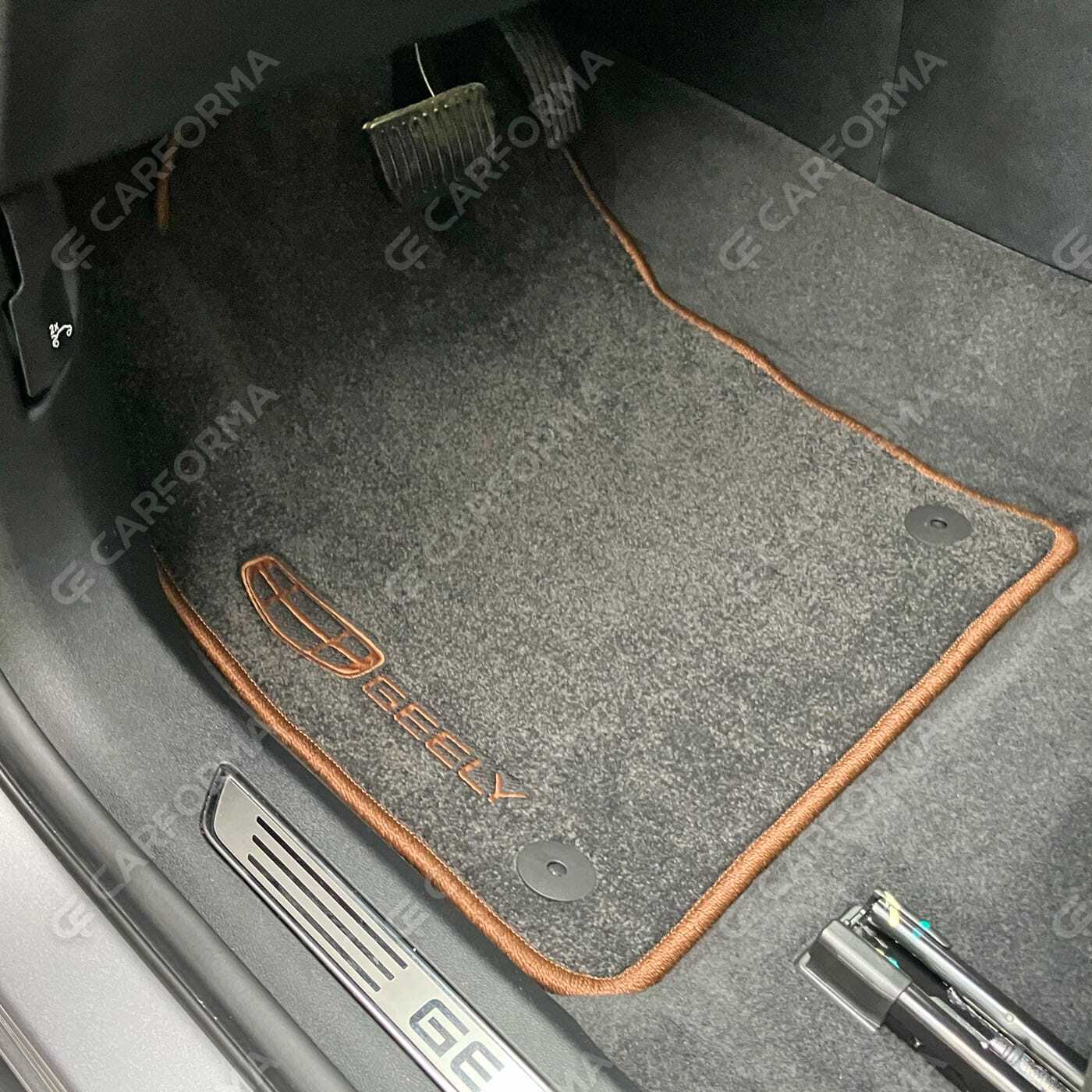 Ворсовые коврики на Geely Monjaro 2022&nbsp;-&nbsp;2026 в Казани