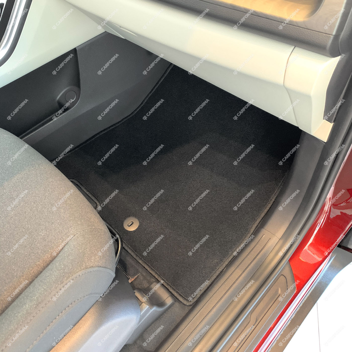 Ворсовые коврики на KIA Carnival IV 7 мест с оттоманками 2020&nbsp;-&nbsp;2025 в Казани