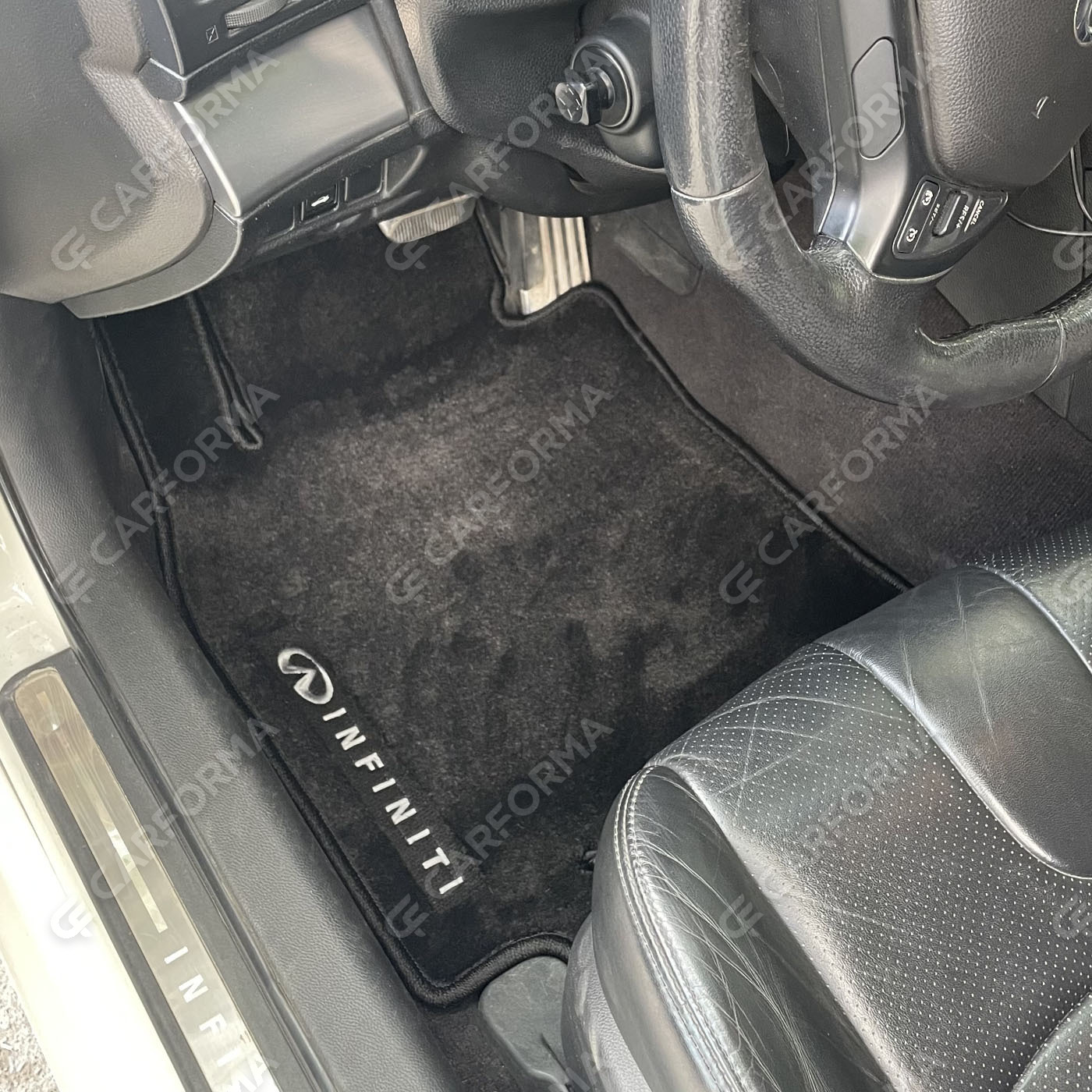Ворсовые коврики на Infiniti G IV Седан 2006&nbsp;-&nbsp;2014 в Казани
