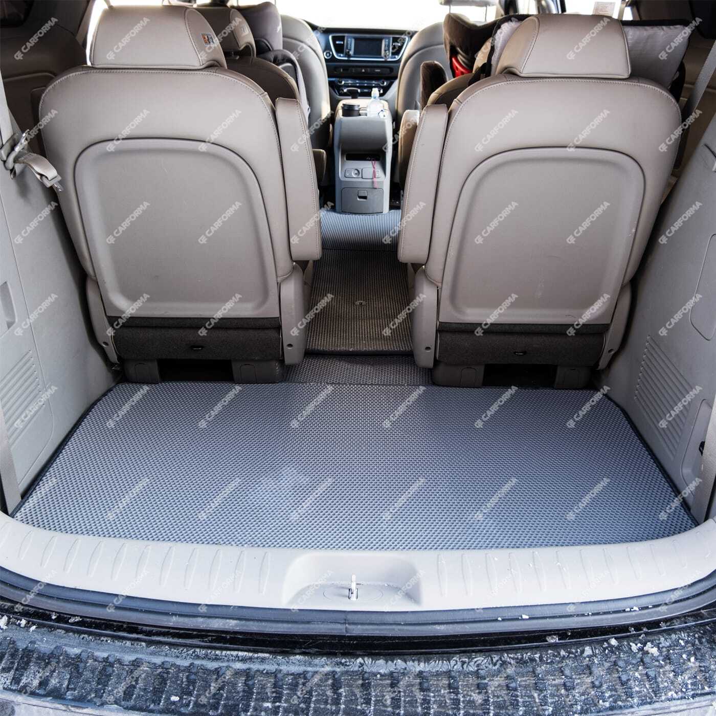 Ворсовые коврики на KIA Carnival III 9 мест и 11 мест 2014&nbsp;-&nbsp;2021 в Казани