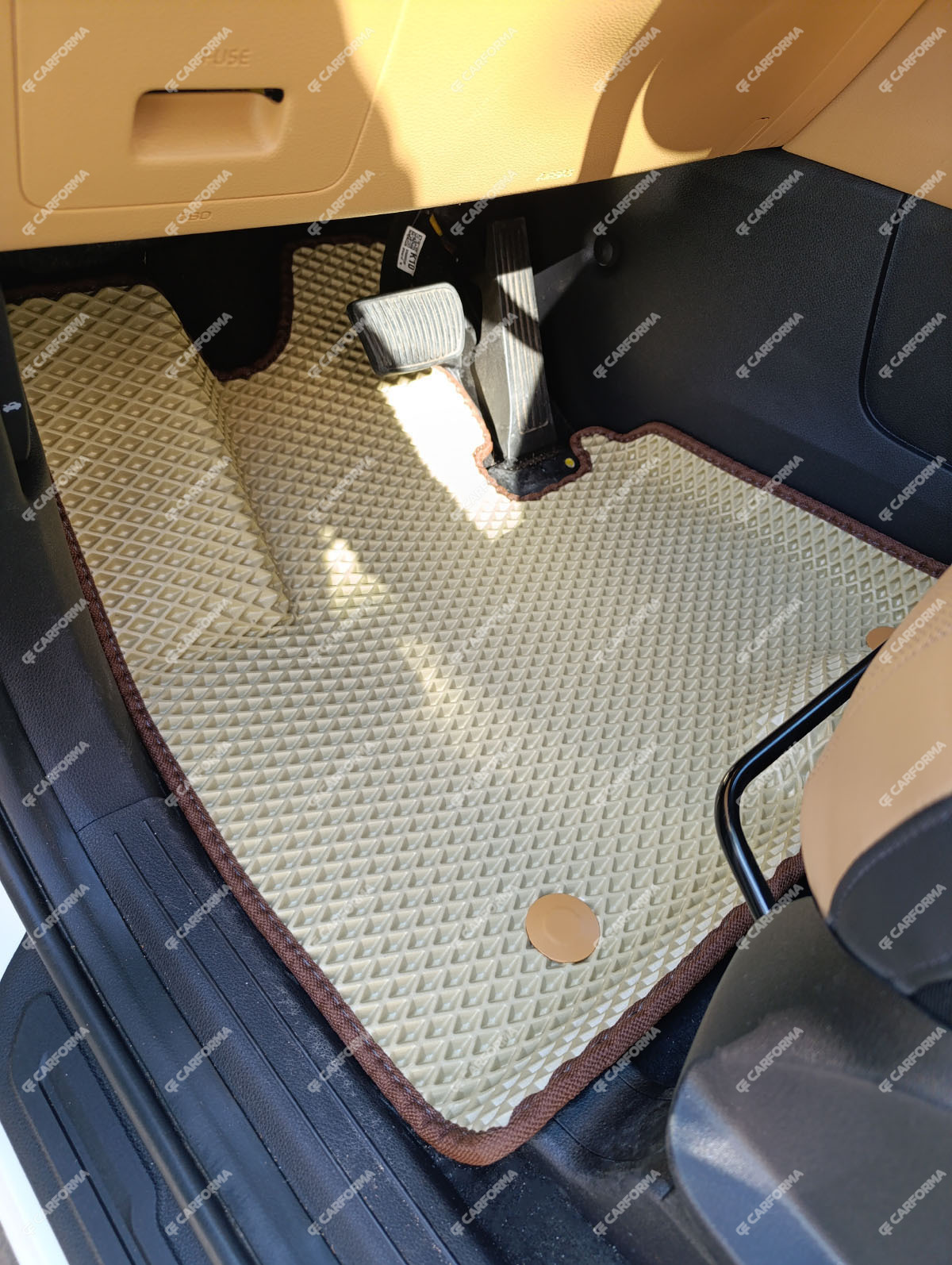 EVA коврики на KIA Carnival IV 7 мест без оттоманок 2020&nbsp;-&nbsp;2025 в Казани