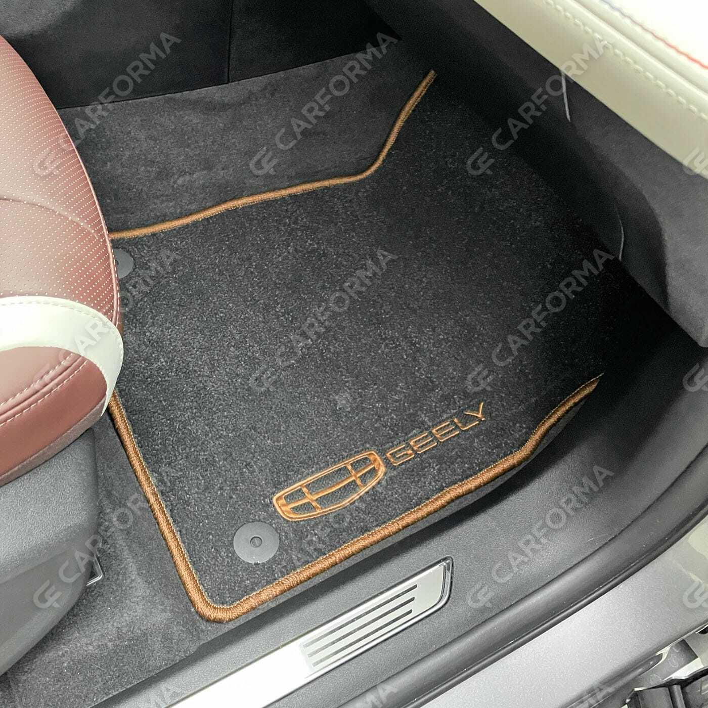 Ворсовые коврики на Geely Monjaro 2022&nbsp;-&nbsp;2026 в Казани