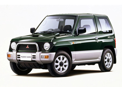 Ворсовые коврики на Mitsubishi Pajero Mini I 1994 - 1998 в Казани