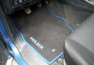 Ворсовые коврики на Toyota Hilux VII 2008 - 2015 в Казани