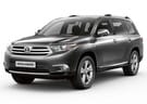 Ворсовые коврики на Toyota Highlander II 2007 - 2013 в Казани