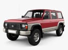 Ворсовые коврики на Nissan Patrol (Y60) 1987 - 1997 в Казани