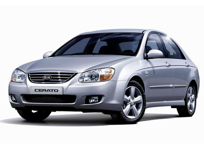 Ворсовые коврики на KIA Cerato I 2004 - 2008 в Казани