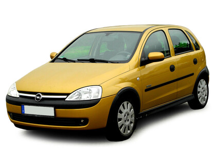 Ворсовые коврики на Opel Corsa C 2000 - 2006 в Казани