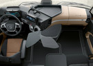 Коврики на Mercedes Actros MP4 MP5 тягач GigaSpace 2011 - 2025 в Казани