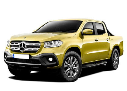 Ворсовые коврики на Mercedes X-Class 2017 - 2020 в Казани