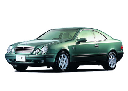 Ворсовые коврики на Mercedes CLK (C208) 1996 - 2003 в Казани