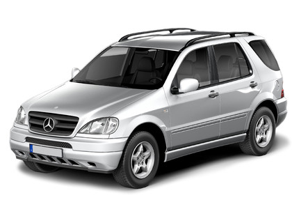 Ворсовые коврики на Mercedes ML (W163) 1997 - 2005 в Казани