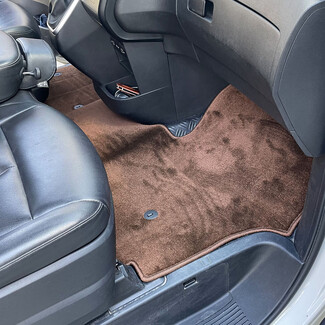 Ворсовые коврики на Hyundai Staria 9 мест 2021 - 2026 в Казани Ворсовые коврики на Hyundai Staria 9 мест 2021 - 2026 в Казани